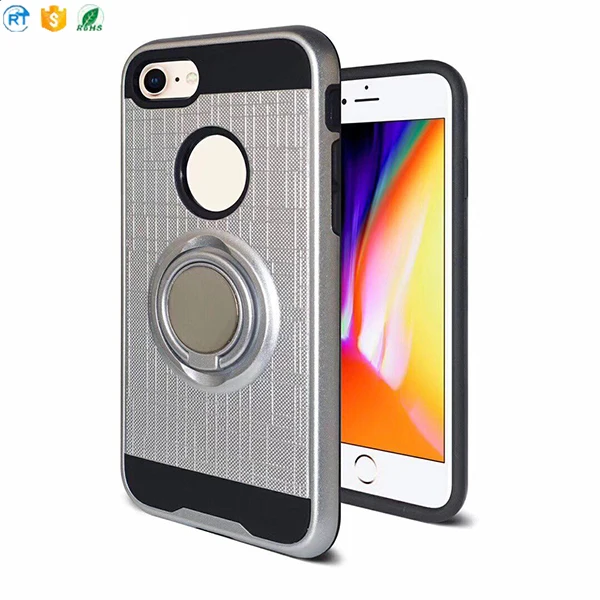 wholesale 360 ring holder full protective cell phone case for iphone 8 case, Like the picture
wholesale 360 ring holder full protective cell phone case for iphone 8 case, Like the picture