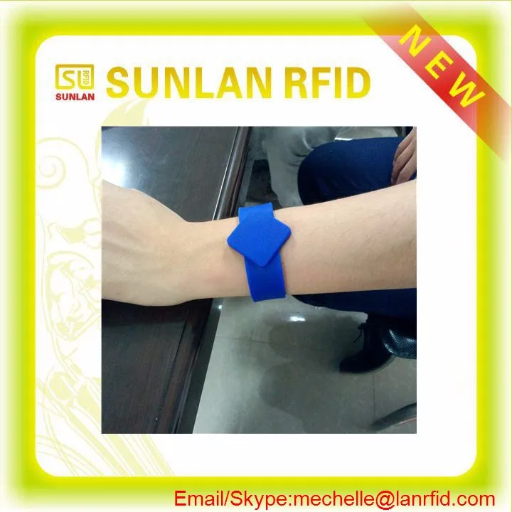 UHF ISO18000-6C RFID long range rfid bracelet/uhf rfid bracelet for Gift/ Sauna/ Water Park