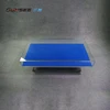 Luxury modern lounge bedroom furniture designs outdoor blue acrylic dining table with metal legs