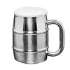 Stainless Steel Beer Mug, Drum Shaped Beer cup, Barrel Shape Mugs for beer lovers