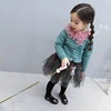 Manufacturer autumn knit kids long sleeve outwear thin comfortable breathable sweet girl sweater cardigan with pearl button