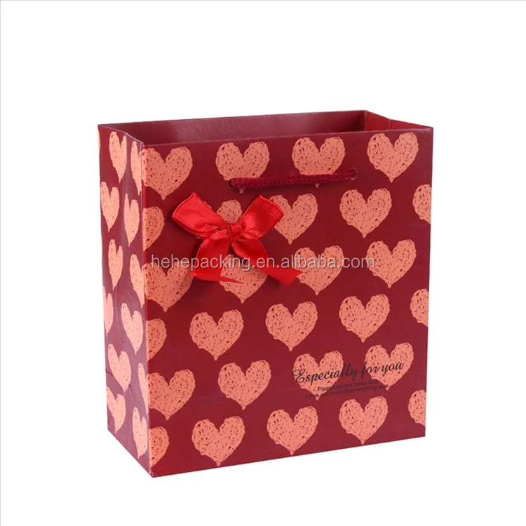 promotional luxury logo design wedding custom paper gift bag