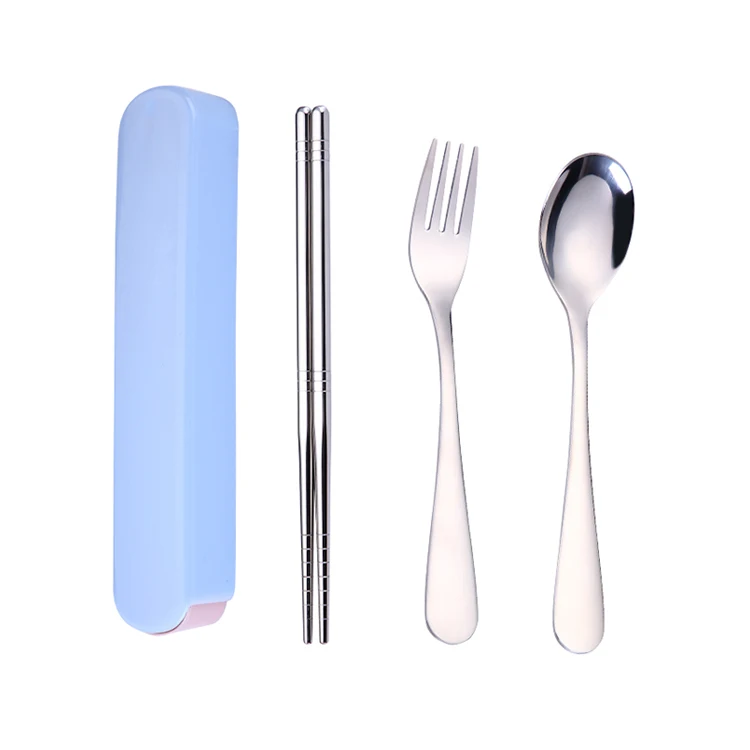 Outdoor Portable Picnic Stainless Steel Tableware with case Fork Spoon Chopsticks 3 Piece Suit Camping Trip Tools, Color of stainless steel
Outdoor Portable Picnic Stainless Steel Tableware with case Fork Spoon Chopsticks 3 Piece Suit Camping Trip Tools, Color of stainless steel