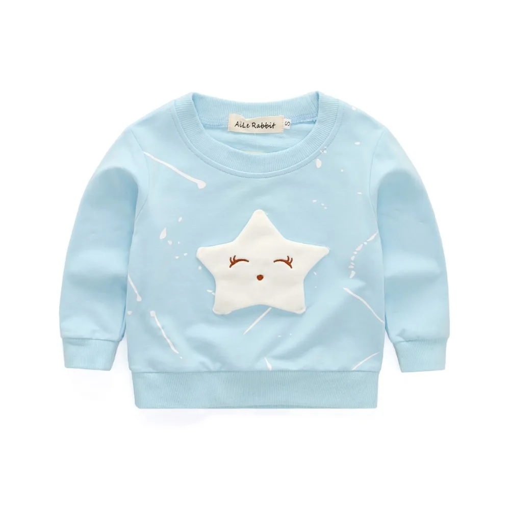 Girls' trendy comfort clothing star girls' long-sleeved T-shirt children's clothing casual top, Picture
Girls' trendy comfort clothing star girls' long-sleeved T-shirt children's clothing casual top, Picture