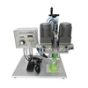 table top semi automatic high speed bottle cap sealing machine