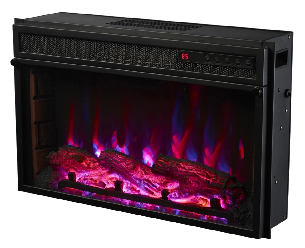 LED Cast Iron Electric Fireplace Indoor Use Remote Controlled Ventilation Waterproof for Household and Hotel