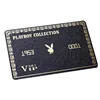 High Quality Plastic Clear PVC Custom Printed Gold Foil Transparent Business Card