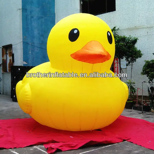 tang dynasty horse inflatable yellow duck model for decoration