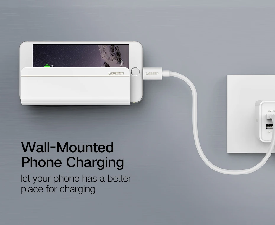 ugreen wall phone holder (2)