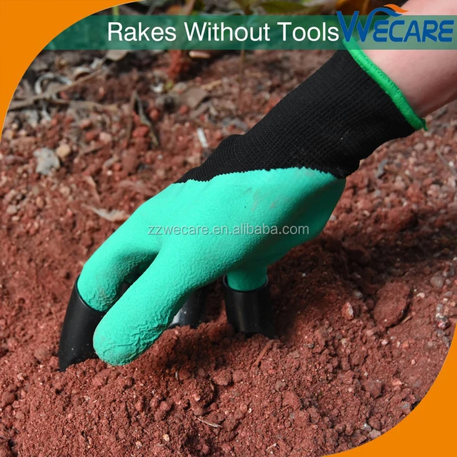 women digging and planting waterproof working safety hand claws