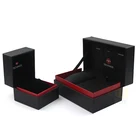 black cardboard custom paper watch storage box luxury