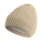 Mens Brown Winter Warm Cool Knit Caps Hat Bonnet