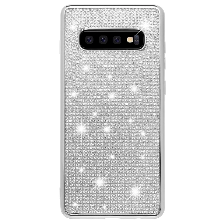 HOCAYU Luxury Bling Bling 3D Diamond Phone Case Cover For Samsung Galaxy S10 Plus, Silver
HOCAYU Luxury Bling Bling 3D Diamond Phone Case Cover For Samsung Galaxy S10 Plus, Silver