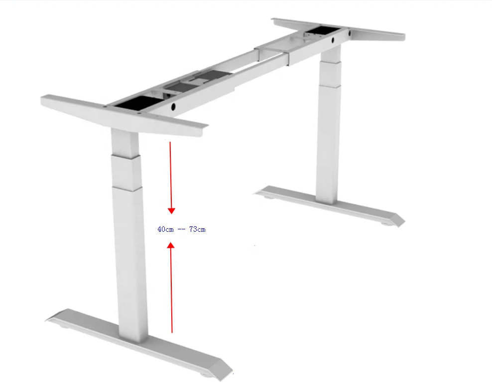 Electric Height Adjustable Standing Desk Frame Sit Stand Home
