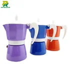 Pengrui 2017 Customized color fashion Italian espresso aluminum coffee maker
