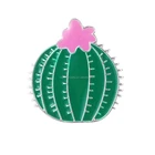 Custom soft enamel metal cactus collar lapel pin