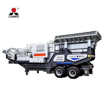 Portable crusher stone quarry application type mobile crushing plant