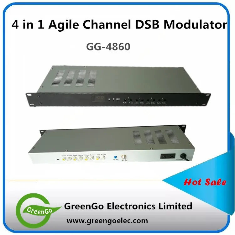 GG-16MA agile channel headend CATV RF modulator