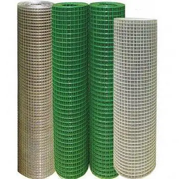 6 gauge 10/10 pvc coated galvanized welded wire mesh fence
