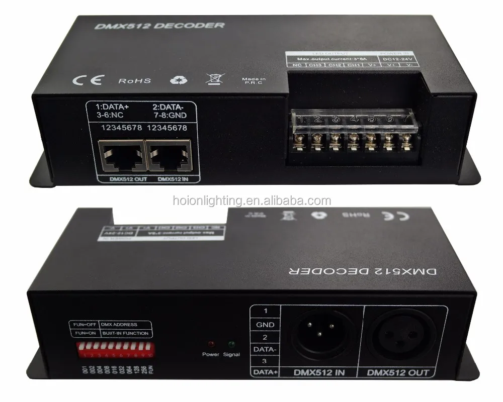ce rohs strip 控制器无线 dmx512 解码器