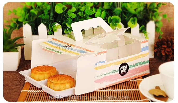 box size: customized moon cake box 2).