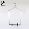 High quality swim suits hanger wooden suits hanger with long clips drops