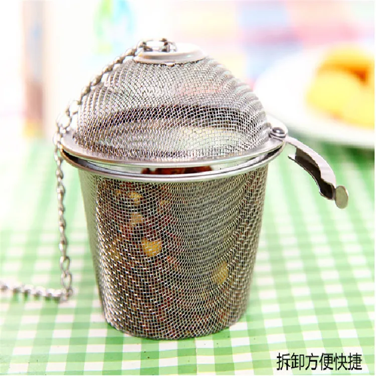 Stainless Steel Coffee Filter Tea Cup Strainer Tea Leaf Mesh Basket Infuser 