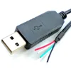 RTS prolific pl2303 chip usb rs232 wire end serial cable stock