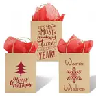 Cheap Price Kraft Carry Paper Bag With Handle Logo