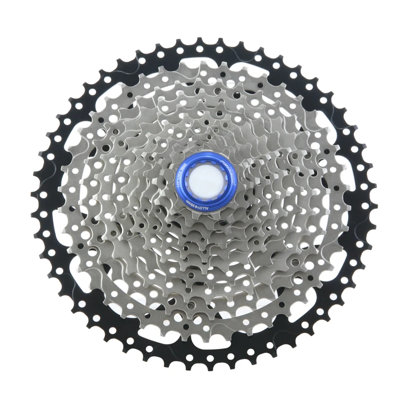 MTB 11speed 50T big freewheel Mountain bike sprocket bicycle cassette, Silver black
MTB 11speed 50T big freewheel Mountain bike sprocket bicycle cassette, Silver black