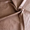 China direct textiles 100% polyester suede fabric,adhesive backed fabric velvet,synthetic leather suede bonded faux fur fabrics