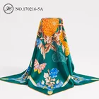 Wholesale New Fashion Designs Dubai Muslim silk Scarf