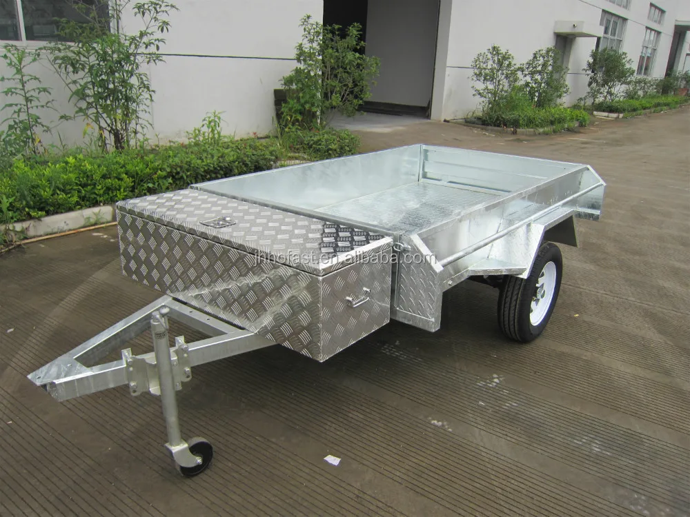 box trailer with tool box