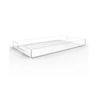 High quality RECTANGLE acrylic food serving tray TRAY09