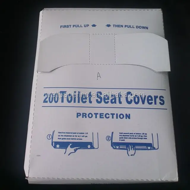 quarter fold recycled paper toilet seat covers /toilet paper
