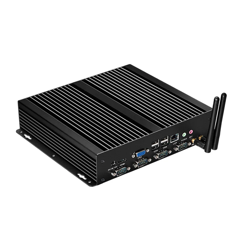 Xcy Industrial Pc Intel J1900 Fanless Mini Pc 4 Rs232 Dual Lan Desktop