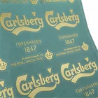 Customized fashion shiny gold metal decorative label electroforming logo nickel sticker