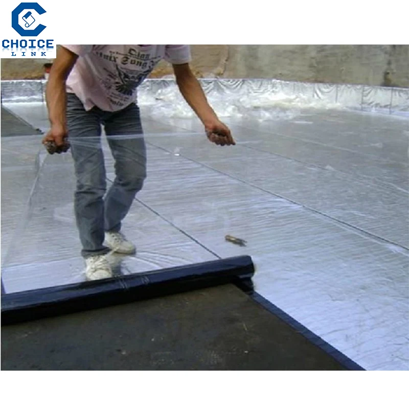 cold applied aluminum foil self adhesive asphalt waterproof roll