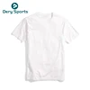 Polyester cotton custom good price white thin t shirt plain mens casual tees