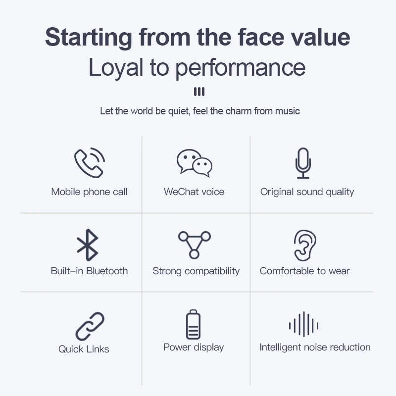 i10 tws 5.0 mini Earphone wireless charging Siri Double Ear hands-free call BT5.0 bluetooth wireless Earbuds i10 - ANKUX.COM
