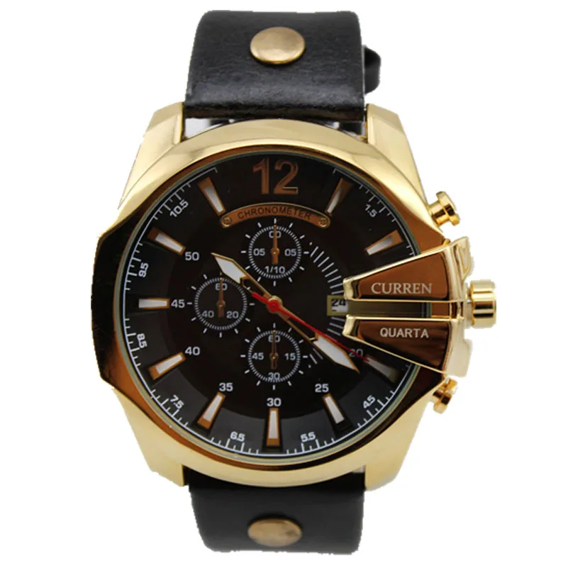 CURREN 8176 Brand Casual Men's Watches Leather Waterproof Luxury Fashion Quartz Watch Men Sport Military Army Wristwatch Gold
CURREN 8176 Brand Casual Men's Watches Leather Waterproof Luxury Fashion Quartz Watch Men Sport Military Army Wristwatch Gold
