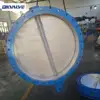 DN800 DN1000 Flanged end High Performance large size butterfly valve