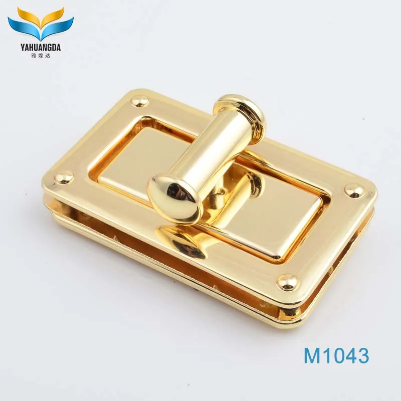 high end handbag turn lock or purse lock bag hardware accessories