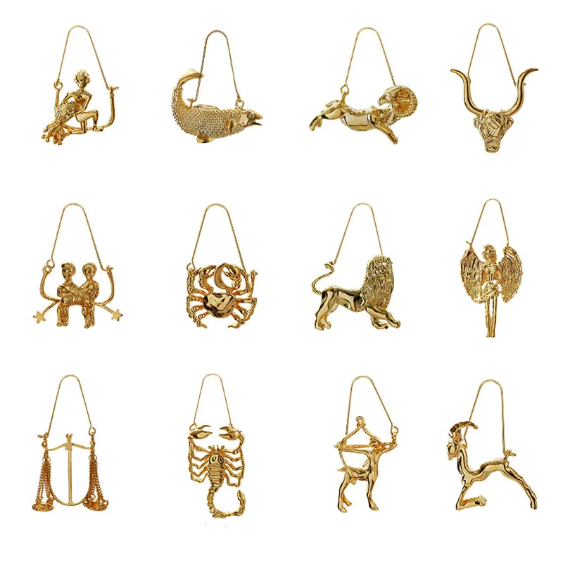 Fancy Jewellery 12 Zodiac Signs Gold Metal Statement Earring Escorpio Pendientes Gold Tone 3D Scorpio Drop Earrings, Same as picture
Fancy Jewellery 12 Zodiac Signs Gold Metal Statement Earring Escorpio Pendientes Gold Tone 3D Scorpio Drop Earrings, Same as picture