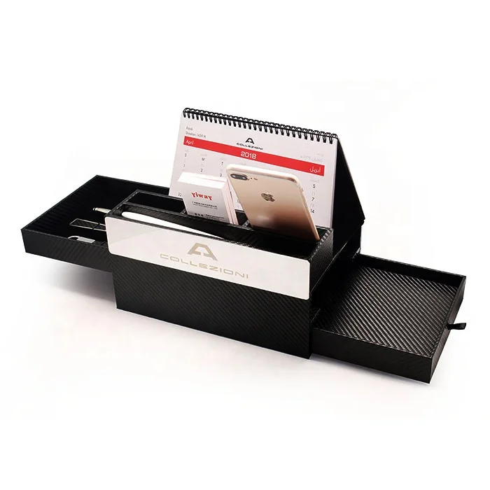 Corporate Gift Set With Carbon Fiber Desk Calendar Buy