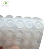 Self-adhesive transparent silicone rubber bumper pads for furniture feet silicone dots