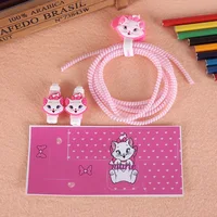 

Popular cartoon USB Charger Phone Cable Saver Protector For iPhone 4/5/6/7Plus