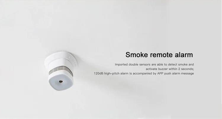 Tuya smart security zigbee wireless fire detector alarm smoke sensor - ANKUX.COM