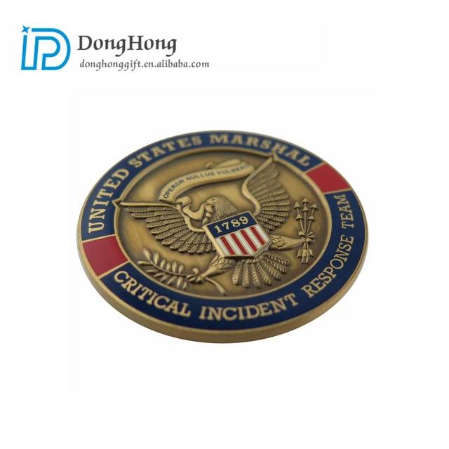 China Suppliers Low MOQ Wholesale Custom Antique Gold Plated Metal Souvenir Coin