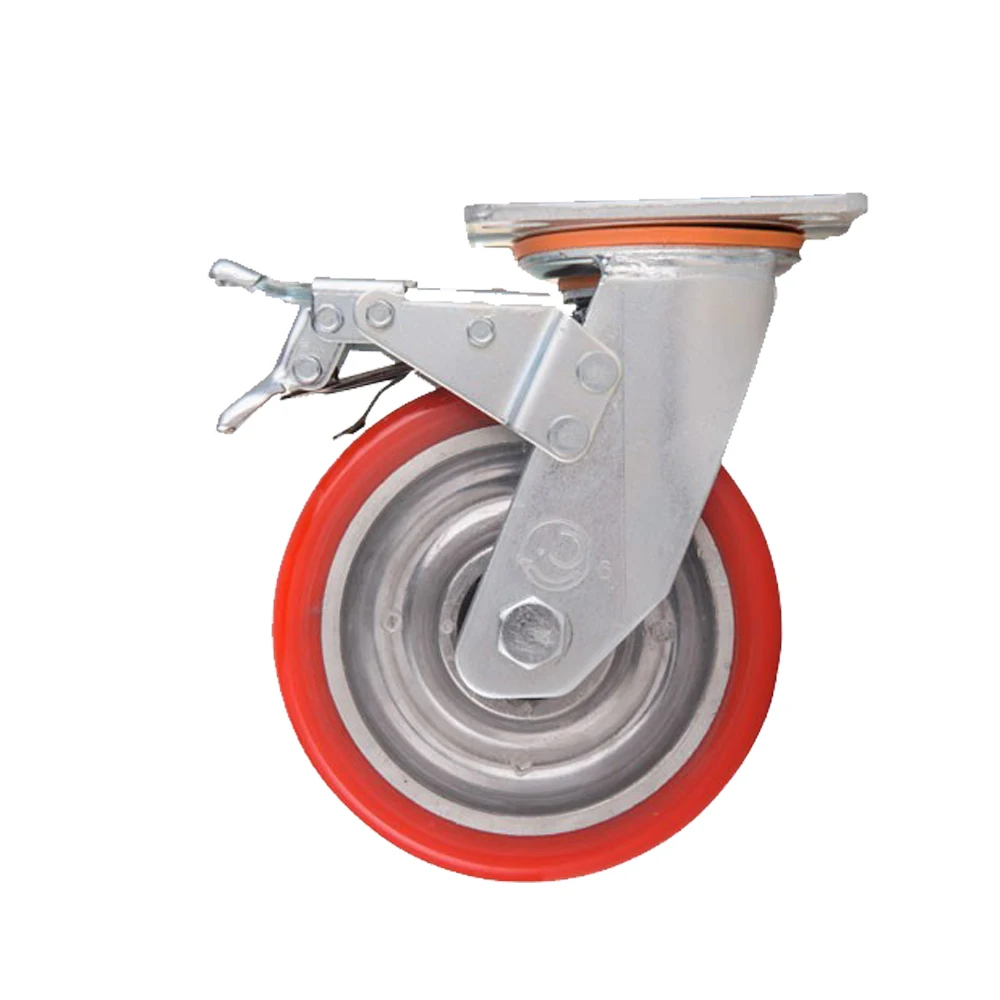 aluminum trolley caster wheel